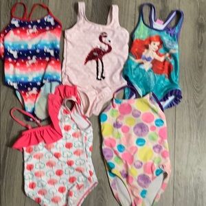 Girls 6-6x swim suits bundle